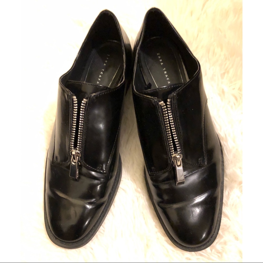 Zara Zipper Bluchers